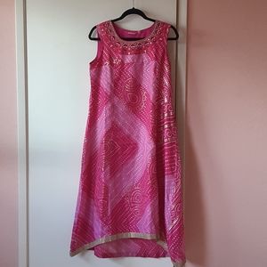 Indian Kurti with Bandhani Print